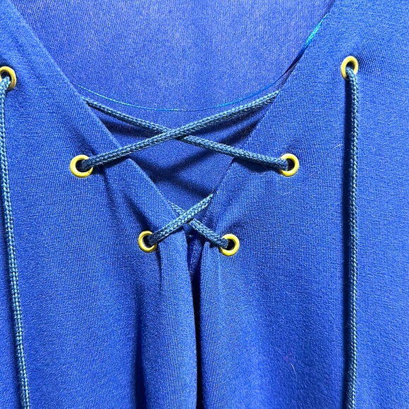 NWT Larry Levine 3X V-Neck Long Sleeve Top. - Picture 4 of 8